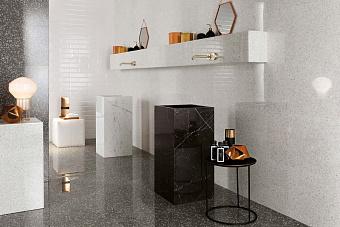 Неполированный керамогранит Atlas Concord Италия MARVEL GEMS ATW3 Terrazzo White 60х60см 1,08кв.м.