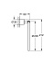 Полотенцедержатель GROHE Atrio 40307003 хром 19,8см