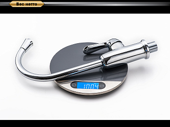 Смеситель для кухни D&K Rhein.Ambrosius DA1342401 высокий излив хром