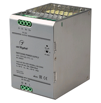 Блок питания для светодиодной ленты Arlight 040231 480Вт 20А 24В