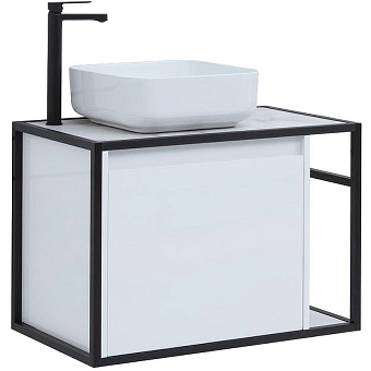 Тумба под раковину подвесная AQUANET Nova Lite Loft 261650 44х75х51,8см