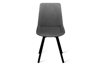Кухонный стул поворотный AERO 45х52х87см велюр/сталь Dark Grey