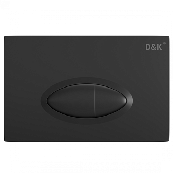 Панель смыва D&K DB1399025 чёрный