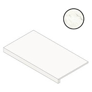 Плитка для ступеней Atlas Concord Италия Marvel Shine A541 Statuario Supremo Scalino Matt 33х120см 0,396кв.м. неполированная