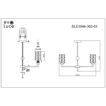 Светильник потолочный Evoluce VESTRE SLE1046-302-03 180Вт E27