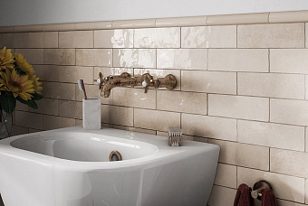 Настенная плитка EQUIPE CERAMICAS ARTISAN 24465 Ochre 20х6,5см 0,5кв.м. глянцевая