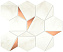 Керамическая мозаика Atlas Concord Италия Marvel Shine A4WT Calacatta Delicato Gold Hex Shiny 29х25,4см 0,437кв.м.