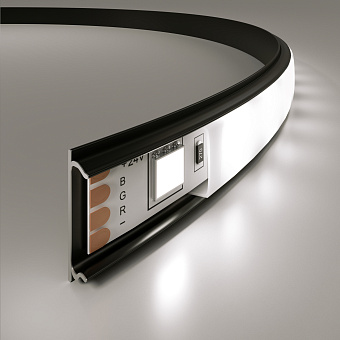Профиль для светодиодной ленты Elektrostandard a053630 LL-2-ALP012 2000мм чёрный