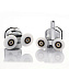 Угловое ограждение Abber Schwarzer Diamant AG30170H-S80-S80 195х80см стекло прозрачное