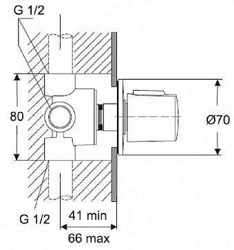 Переключатель потоков IDEAL STANDARD A4657AA