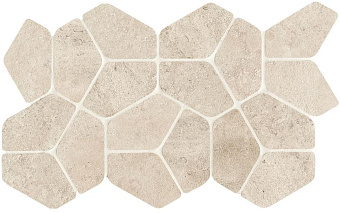Керамическая мозаика Atlas Concord Италия Lims A3JE Ivory Mosaico Gemini 24х41,6см 0,5кв.м.