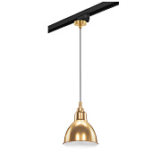Трековый светильник Lightstar Loft L1T765018 40Вт E14 золотой для однофазного трека