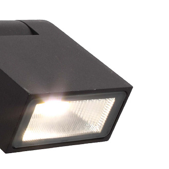 Светильник фасадный Favourite Visum 3024-1W 7,5Вт IP44 LED чёрный