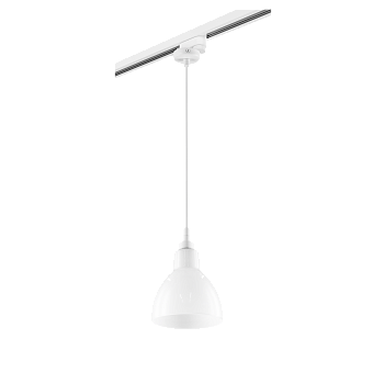 Трековый светильник Lightstar Loft L1T865016 40Вт E14 белый для однофазного трека