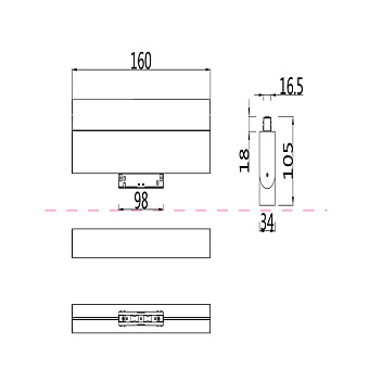 Магнитный трековый светильник Maytoni BASIS TR013-2-10W4K-B 10Вт LED чёрный