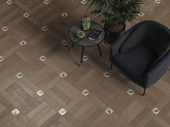 Матовый керамогранит KERAMA MARAZZI Довиль SG403700N коричневый матовыйx 40,2х9,9см 1,11кв.м.