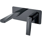 Смеситель для раковины Boheme Venturo 375-SGM антрацит глянец