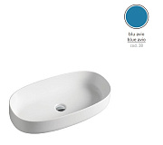 Раковина накладная ArtCeram Cognac COL005 38 00 68х35см
