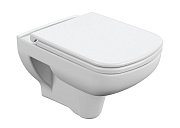 Унитаз подвесной CERSANIT COLOUR MZ-COLOUR-COn-DL-w безободковый с микролифтом