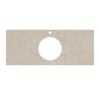 Столешница KERAMA MARAZZI Plaza Modern PL5.DD590500R\120 Керамогранит 48х117см Про Лаймстоун AT бежевый тёмный