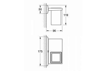 Стакан в ванную GROHE Allure Brilliant 40503000 хром