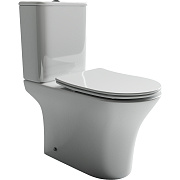 Унитаз напольный Ceramica Nova FORTUNA CN9001 безободковый с микролифтом