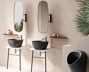Зеркало VITRA PLURAL 64059 90х38см с регулировкой положения