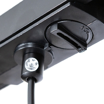 Трековый светильник Arte Lamp VIRGO A4564PL-1BK 7Вт LED прозрачный для однофазного трека