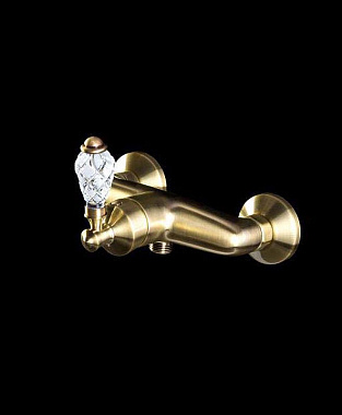 Смеситель для душа Boheme Vogue Crystal 204-CRST бронза