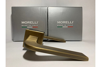 Дверная ручка нажимная MORELLI LUXURY SPUTNIK-SQ CAFFE кофе