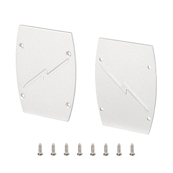 Заглушка для светодиодного профиля Arlight 036409 серебро