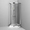 Угловое ограждение AM-PM Like W83G-333-095CT 190х95см стекло металл
