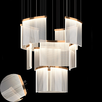Светильник подвесной ImperiumLOFT Porrima 212284-23 132Вт LED
