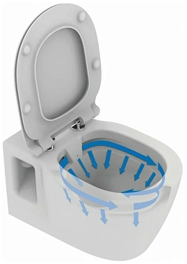 Унитаз подвесной IDEAL STANDARD CONNECT E822301 безободковый без микролифта