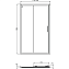 Душевая дверь IDEAL STANDARD CONNECT 2 K9277V3 195х120см стекло прозрачное