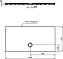 Душевой поддон IDEAL STANDARD STRADA T2578YK 70х140см