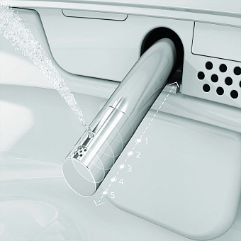 Унитаз подвесной VITRA V-Care 7231B403-6216 безободковый с микролифтом