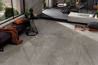 Неполированный керамогранит Atlas Concord Италия Klif ANXX Silver 75х37,5см 1,125кв.м.