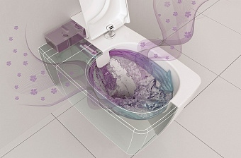 Унитаз подвесной VITRA Metropole 7672B003-1687 безободковый без микролифта