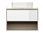 Тумба под раковину подвесная CERSANIT LOUNA SP-SZ-LOU80-BL/Wh 49х80х54,6см