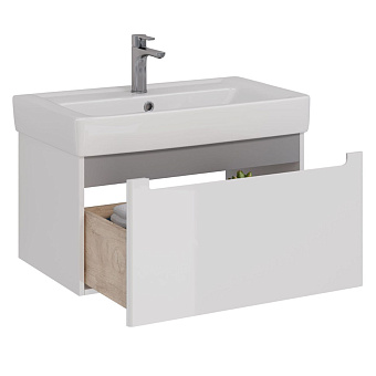 Тумба под раковину подвесная LEMARK Buno mini LM05BM80T 45х74х39,2см