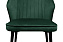 Кухонный стул AERO 50х63х82см велюр/сталь Dark Green
