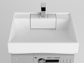 Раковина над стиральной машиной Акватон Рейн 1A72103KRW010 60х50см