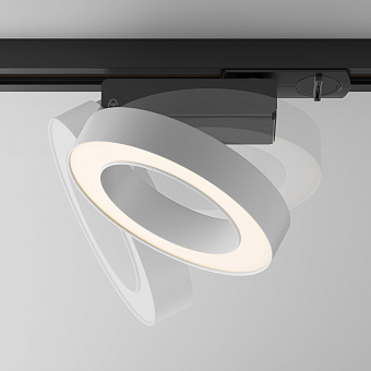 Трековый светильник Maytoni Rim TR044-1-12W3K-W 12Вт LED белый для однофазного трека