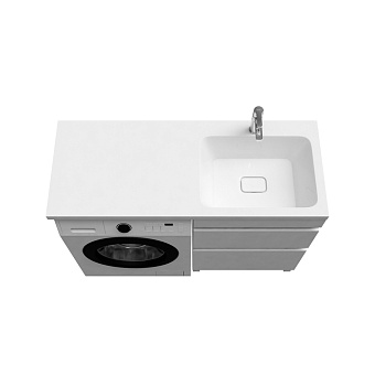 Тумба с раковиной IDDIS Optima Home OPH12RBi95K 48х120х89см