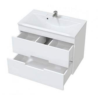 Тумба с раковиной MIRSANT Аура УТ000068758 44х79х60см