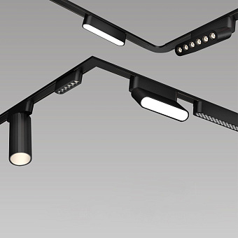 Трековый светильник Novotech SMAL 359258 12Вт LED чёрный для низковольтного трека