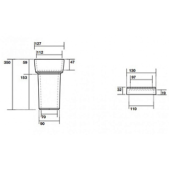 Отвод Kerasan 754801 dсм