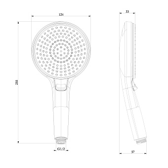 Ручной душ LEMARK LM8126C хром