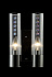 Бра CRYSTAL LUX OTONO OTONO AP2 BLACK CHROMIUM/TRANSPARENTE 80Вт E14